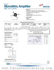 MAR-8A datasheet pdf Mini-Circuits