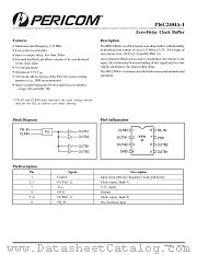 PI6C2404A datasheet pdf Pericom Technology
