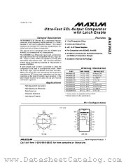 MAX9685CJE datasheet pdf MAXIM - Dallas Semiconductor