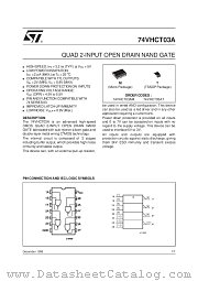 74VHCT03AT datasheet pdf ST Microelectronics