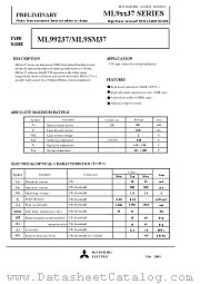 ML9XX37 datasheet pdf Mitsubishi Electric Corporation