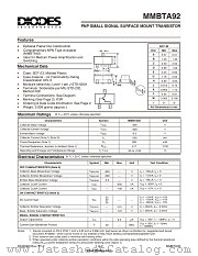 MMBTA92-7 datasheet pdf Diodes