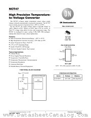 NCT47 datasheet pdf ON Semiconductor