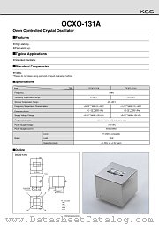 OCXO-131A1 datasheet pdf Kyocera Kinseki Corporation