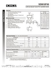 SDM10P45-7 datasheet pdf Diodes