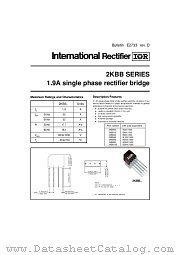 2KBB datasheet pdf International Rectifier
