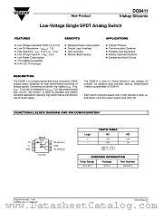 DG9411DL datasheet pdf Vishay