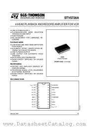 STV5726A datasheet pdf ST Microelectronics
