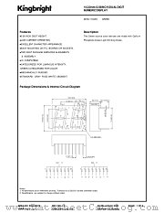 DC56-11GWA datasheet pdf Kingbright Electronic
