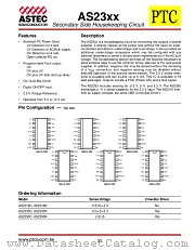 AS2333 datasheet pdf ASTEC Semiconductor