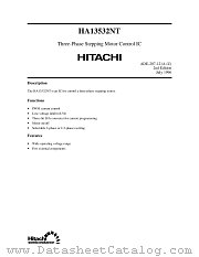 HA13532NT datasheet pdf Hitachi Semiconductor