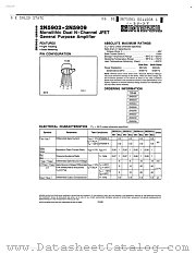 2N5908 datasheet pdf Intersil