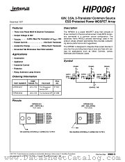 HIP0061AS2 datasheet pdf Intersil