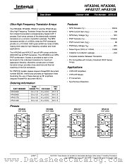 HFA3128B datasheet pdf Intersil