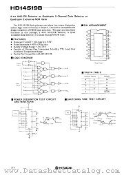 HD14519 datasheet pdf Hitachi Semiconductor