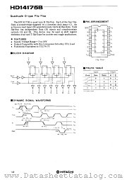 HD14175 datasheet pdf Hitachi Semiconductor
