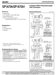 GP1A73 datasheet pdf SHARP