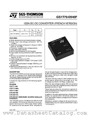 GS1T70-D540F datasheet pdf ST Microelectronics