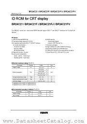 BR24C21FJ datasheet pdf ROHM
