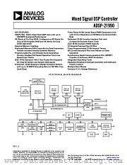 ADSP-21990BBC datasheet pdf Analog Devices