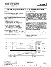 CS5529-AP datasheet pdf Cirrus Logic
