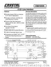CS61535A-IL1 datasheet pdf Cirrus Logic