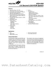 HT813D0 datasheet pdf Holtek Semiconductor