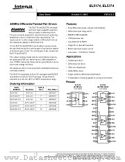 EL5174IS-T7 datasheet pdf Intersil