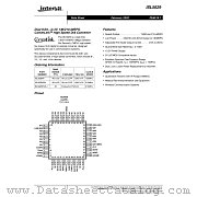 ISL5629EVAL1 datasheet pdf Intersil
