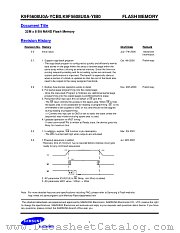 K9F5608U0A-YIB0 datasheet pdf Samsung Electronic