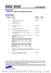 K9K2G08Q0M-PCB0 datasheet pdf Samsung Electronic