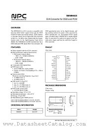 SM5866AS datasheet pdf Nippon Precision Circuits Inc