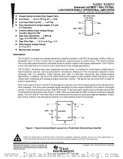 TLV2231IDBV datasheet pdf Texas Instruments
