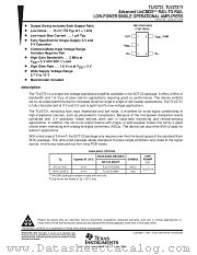 TLV2731Y datasheet pdf Texas Instruments