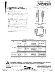 SN54AHC244W datasheet pdf Texas Instruments