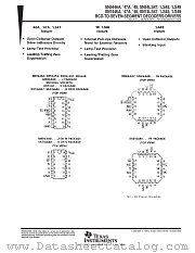 SN5448J datasheet pdf Texas Instruments