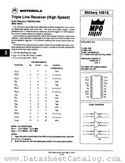 10616 datasheet pdf Motorola