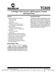 TC820CKW datasheet pdf Microchip