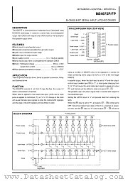 M54975 datasheet pdf Mitsubishi Electric Corporation