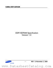 DDRSDRAM1111 datasheet pdf Samsung Electronic