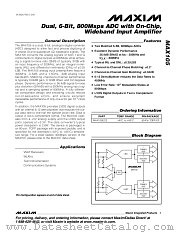 MAX105ECS datasheet pdf MAXIM - Dallas Semiconductor