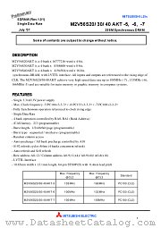 M2V56S30AKT datasheet pdf Mitsubishi Electric Corporation