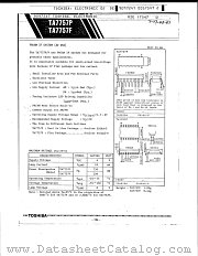 TA7757 datasheet pdf TOSHIBA