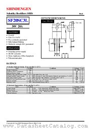 SF20SC3 datasheet pdf Shindengen