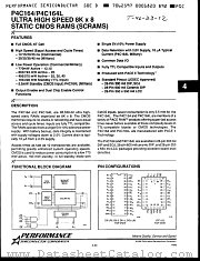P4C164 datasheet pdf Performance Semiconductor