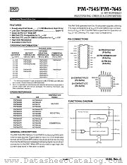 PM7645 datasheet pdf Precision Monolithics