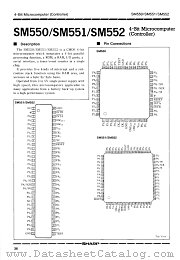 SM552 datasheet pdf SHARP