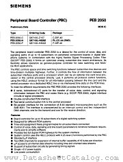 PEB2050 datasheet pdf Infineon