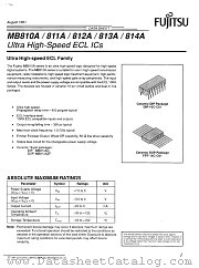 MB814A datasheet pdf Fujitsu Microelectronics