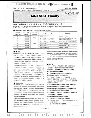 MN1500 datasheet pdf Matsushita Electric Works(Nais)